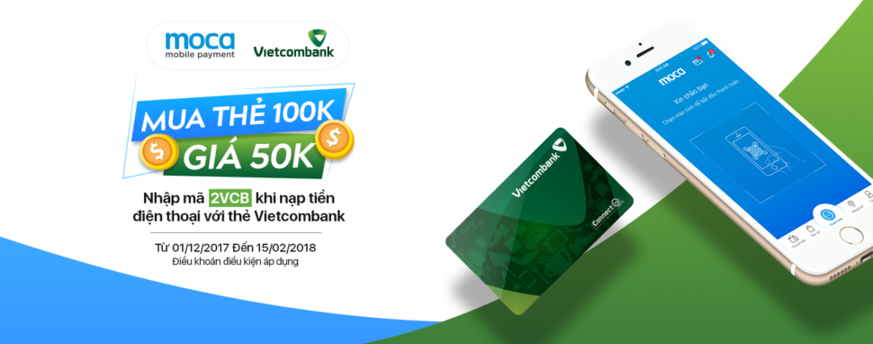 DÀNH RIÊNG CHO CHỦ THẺ VIETCOMBANK – GIẢM NGAY 50K KHI NẠP TIỀN ĐIỆN THOẠI