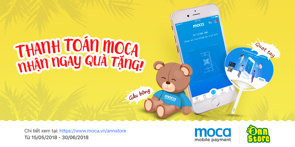 THANH TOÁN MOCA – NHẬN NGAY QUÀ TẶNG TẠI ANNSTORE