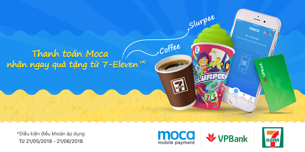 GIẢI NHIỆT MÙA HÈ CÙNG MOCA VÀ 7-ELEVEN