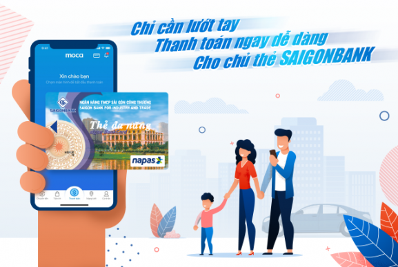 Hợp tác SAIGONBANK - Thêm lựa chọn thẻ thanh toán