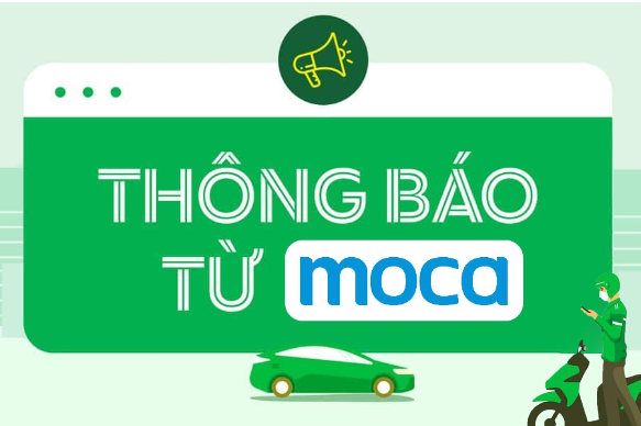 Thông báo cập nhật Điều khoản sử dụng dịch vụ thanh toán di động Moca